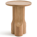 Приставной столик из массива дерева Walnut Triple варинант исполнения - 4 | Loft Concept в Кирове