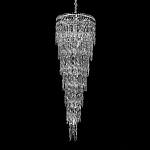 Люстра многоярусная каскадная с хрустальными подвесками Roul Crystal Light варинант исполнения - 3 | Loft Concept в Кирове