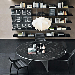 Обеденный стол круглый с фигурными ножками Arc варинант исполнения - 1 | Loft Concept в Кирове