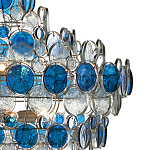 Люстра с каскадом из круглых декоративных элементов Harmony of Light варинант исполнения - 1 | Loft Concept в Кирове