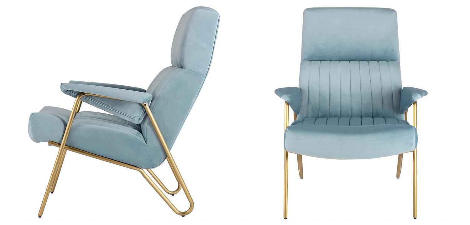 Кресло Solonar light blue Кресло Solonar light blue - Loft-Concept в Кирове
