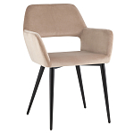 Стул с подлокотниками бежевый NEASAN STOOL варинант исполнения - 1 | Loft Concept в Кирове