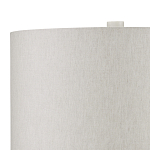 Настольная лампа мраморная с тканевым цилиндрическим абажуром Sharpened варинант исполнения - 2 | Loft Concept в Кирове