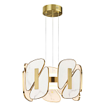 Люстра с мраморными вставками Marble Plates варинант исполнения - 2 | Loft Concept в Кирове