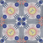 Плитка дизайнерская с узором Элемент варинант исполнения - 3 | Loft Concept в Кирове