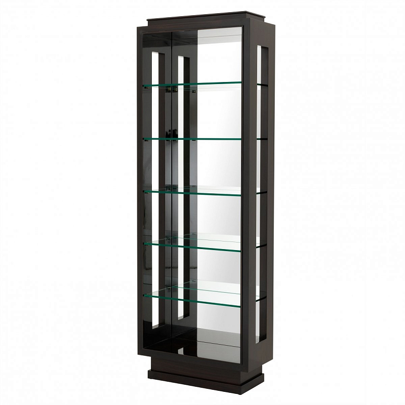 Витрина Eichholtz Cabinet Yardley Коричневый Прозрачное Стекло Витрина Eichholtz Cabinet Yardley Коричневый Прозрачное Стекло в Кирове | Loft Concept