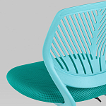 Яркий компьютерный стул Tropica Turquoise варинант исполнения - 6 | Loft Concept в Кирове