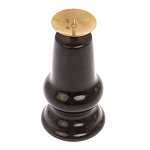 Подсвечник из натурального камня змеевик чёрного цвета Stone Candlestick варинант исполнения - 3 | Loft Concept в Кирове
