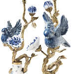 Подсвечник Candleholder Birds Atlanta Set 2 Pcs варинант исполнения - 3 | Loft Concept в Кирове