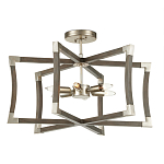 Подвесной светильник в форме фонаря серый Gray Eco Lantern варинант исполнения - 2 | Loft Concept в Кирове