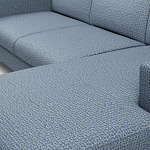 Мебельная ткань Шенилл голубой цвет 142 см T4-49 варинант исполнения - 8 | Loft Concept в Кирове