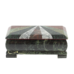 Шкатулка для денег с мозаикой из натуральных камней Stone Casket варинант исполнения - 2 | Loft Concept в Кирове