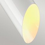 Подвесной светильник белого цвета с вытянутым цилиндрическим плафоном с косым срезом Elstead Lighting варинант исполнения - 5 | Loft Concept в Кирове