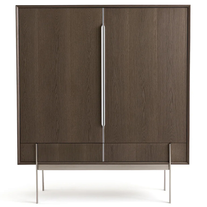 Шкаф из серого дуба Sawada Gray Oak Cabinet Коричневый Никель Шкаф из серого дуба Sawada Gray Oak Cabinet Коричневый Никель в Кирове | Loft Concept