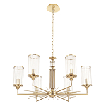 Люстра с 6-ю цилиндрическими стеклянными плафонами Jeanette варинант исполнения - 4 | Loft Concept в Кирове