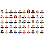 The Lives of 50 Fashion Legends варинант исполнения - 3 | Loft Concept в Кирове