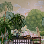 Обои ручная роспись Dandaka Glades Original colourway on painted Xuan paper варинант исполнения - 3 | Loft Concept в Кирове