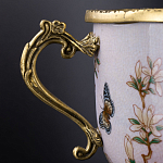 Фарфоровая чаша с бронзовыми элементами Eden Garden варинант исполнения - 5 | Loft Concept в Кирове