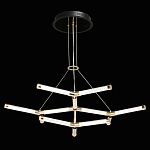 Люстра с геометрической конструкцией из вытянутых цилиндрических плафонов Hex Scaffold  варинант исполнения - 3 | Loft Concept в Кирове