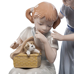 Статуэтка фарфоровая Девочки с собачками Charming Statuette варинант исполнения - 1 | Loft Concept в Кирове