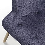 Мебельная ткань Шенилл синий цвет 138 см T4-33 варинант исполнения - 3 | Loft Concept в Кирове