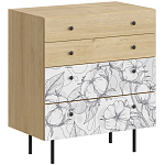 Комод с принтом на ящиках Elise Chest of Drawers варинант исполнения - 14 | Loft Concept в Кирове