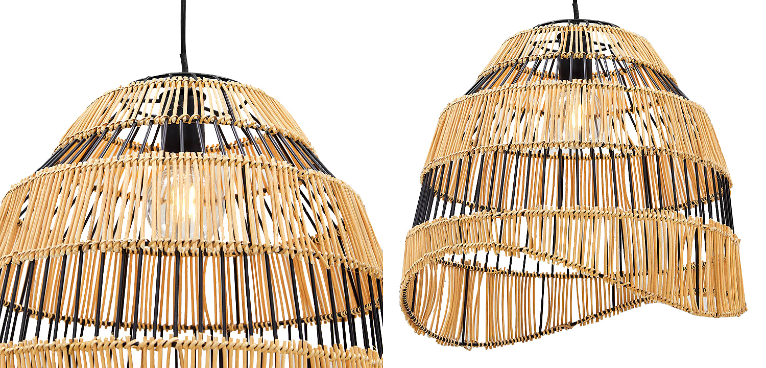 Люстра с плетеным абажуром Narayan Wicker Chandelier Люстра с плетеным абажуром Narayan Wicker Chandelier - Loft-Concept в Кирове