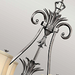 Люстра с 7-ю кремовыми текстильными абажурами Hinkley варинант исполнения - 4 | Loft Concept в Кирове