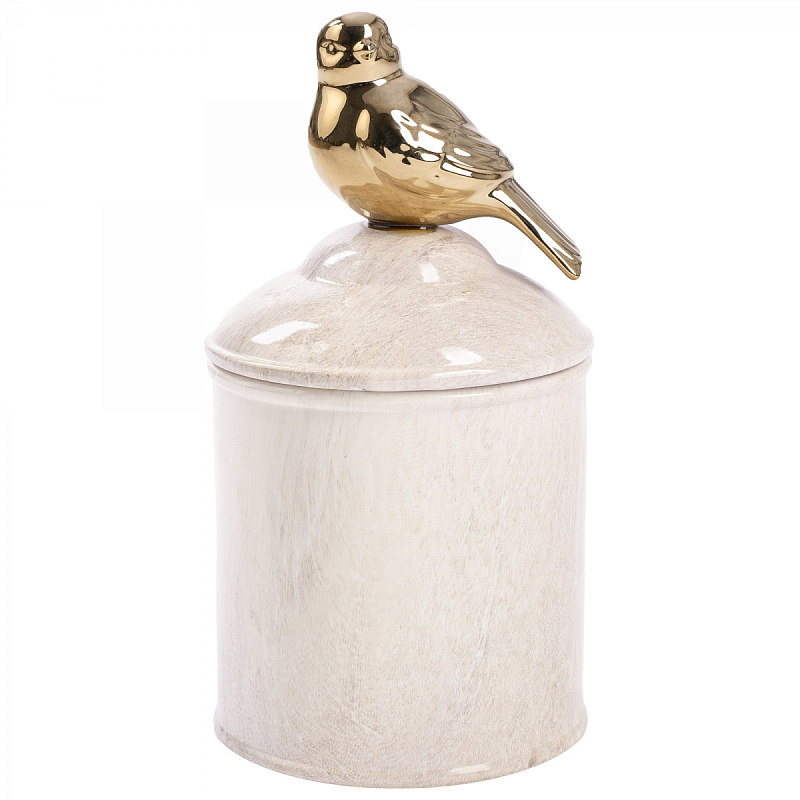 Ваза c крышкой Marble Bird Ваза c крышкой Marble Bird в Кирове | Loft Concept