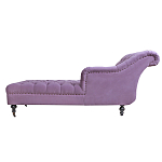 Кушетка фиолетовая с мягкой обивкой из велюра Michael Couch варинант исполнения - 2 | Loft Concept в Кирове