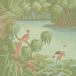 Обои ручная роспись Le Brésil Pastel варинант исполнения - 3 | Loft Concept в Кирове