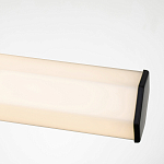 Бра для ванных комнат горизонтальное с длинным белым матовым плафоном в форме шестиугольника на круглом основании Hinkley варинант исполнения - 3 | Loft Concept в Кирове