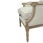 Кресло William Classical Armchair beige flax варинант исполнения - 4 | Loft Concept в Кирове