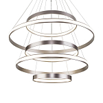 Люстра Light Ring Vertical Silver 5 колец серебро варинант исполнения - 2 | Loft Concept в Кирове