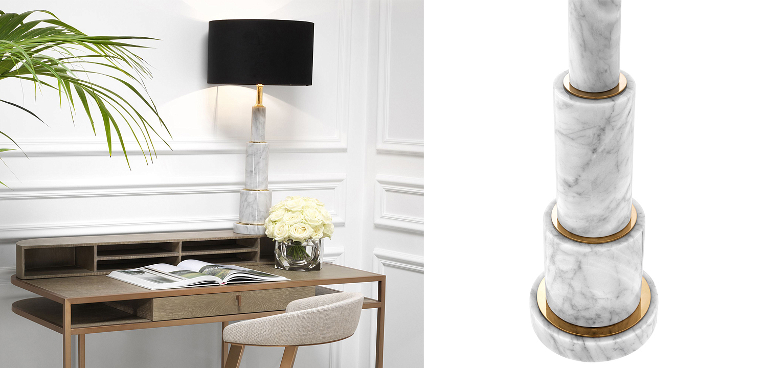 Настольная лампа Eichholtz Table Lamp Dax Настольная лампа Eichholtz Table Lamp Dax - Loft-Concept в Кирове