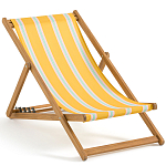 Шезлонг из акации и ткани Argentina варинант исполнения - 3 | Loft Concept в Кирове