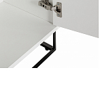 Стеллаж книжный белый с 3-мя открытыми полками и дверкой Strict Lines варинант исполнения - 4 | Loft Concept в Кирове