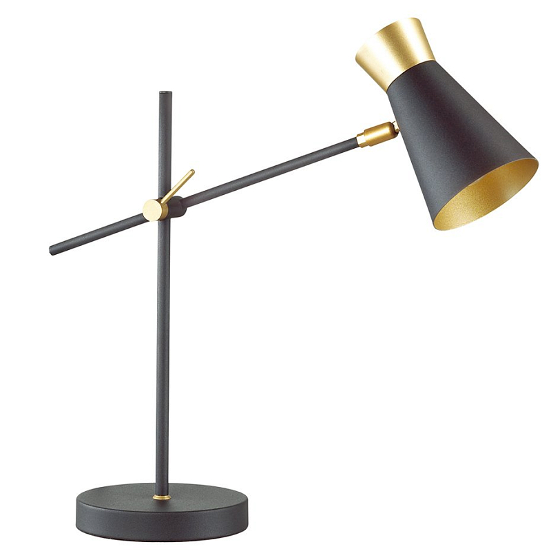 Настольная лампа Gold Secret Table Lamp Черный Золотой Настольная лампа Gold Secret Table Lamp Черный Золотой в Кирове | Loft Concept