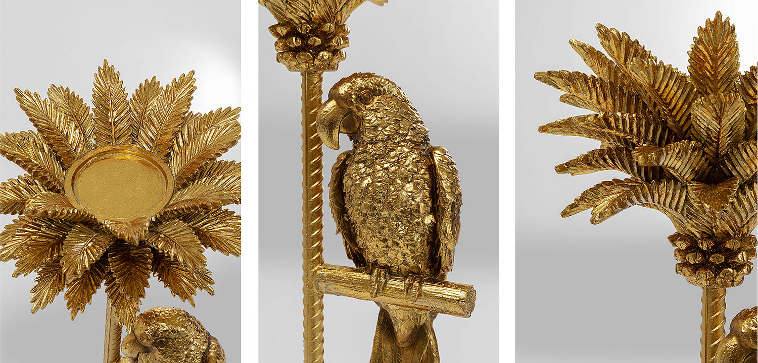 Подсвечник Golden Parrot on a palm tree Подсвечник Golden Parrot on a palm tree - Loft-Concept в Кирове