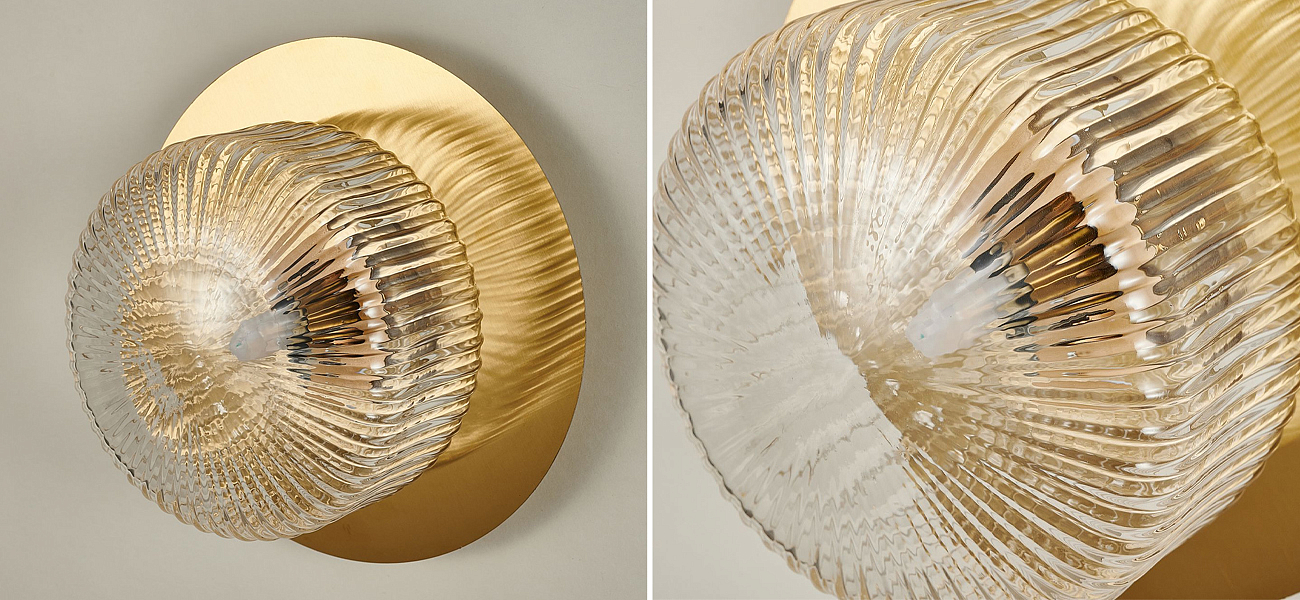 Бра с рельефным плафоном Blown Glass Бра с рельефным плафоном Blown Glass - Loft-Concept в Кирове