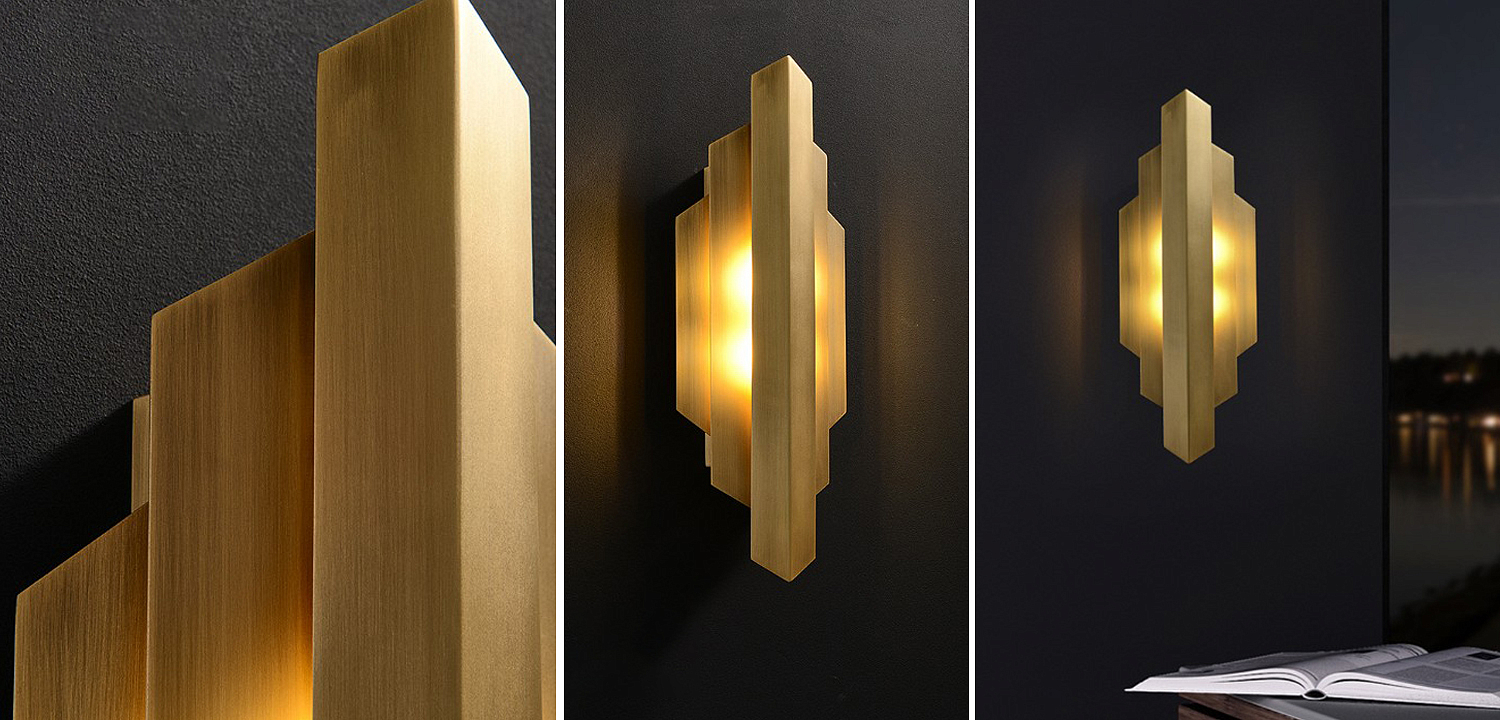 Бра Deco Sconce Vertical Geometric Modern Studio Endo Бра Deco Sconce Vertical Geometric Modern Studio Endo - Loft-Concept в Кирове