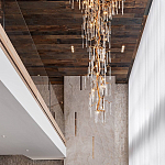 Люстра большая с прозрачными подвесками в форме капель Droplet Chandelier варинант исполнения - 2 | Loft Concept в Кирове