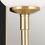  Бра с прямоугольным черным основанием и белым матовым цилиндрическим плафоном Kichler варинант исполнения - 11 | Loft Concept в Кирове