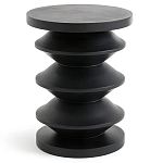 Фигурный приставной столик черного цвета AMORPHOUS варинант исполнения - 1 | Loft Concept в Кирове