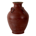 Ваза бордовая с 4-мя фактурными ручками Vase Burgundy Glaze варинант исполнения - 1 | Loft Concept в Кирове