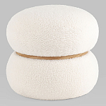 Пуф Полли S тедди белый варинант исполнения - 1 | Loft Concept в Кирове