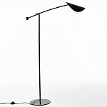Торшер с поворотным плафоном Aracea Black Floor Lamp варинант исполнения - 14 | Loft Concept в Кирове