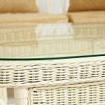 Комплект уличной мебели из ротанга Clara белый варинант исполнения - 11 | Loft Concept в Кирове