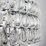 Люстра с хрустальными подвесками в виде капель Antoine Crystal Drops Chrome Chandelier 16 варинант исполнения - 3 | Loft Concept в Кирове