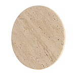 Бра с круглым плафоном из травертина Shaw Marble Lighting варинант исполнения - 4 | Loft Concept в Кирове